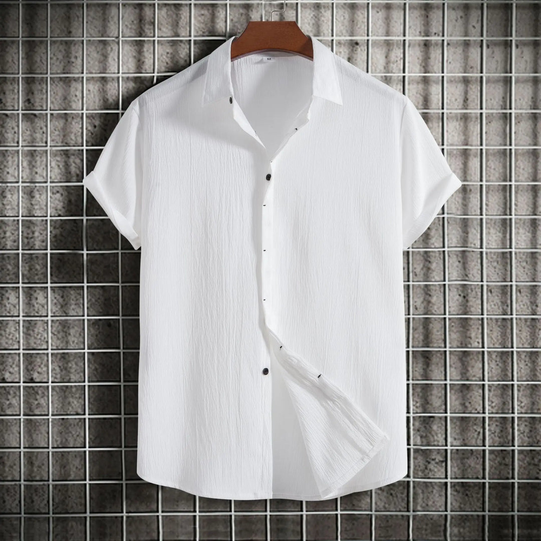 Olivia Sydney - Short Sleeve Linen Cotton Shirt