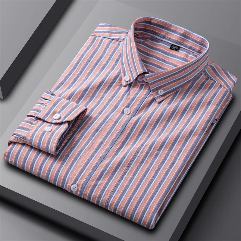 Olivia Sydney - Men's Chic Oxford Shirt