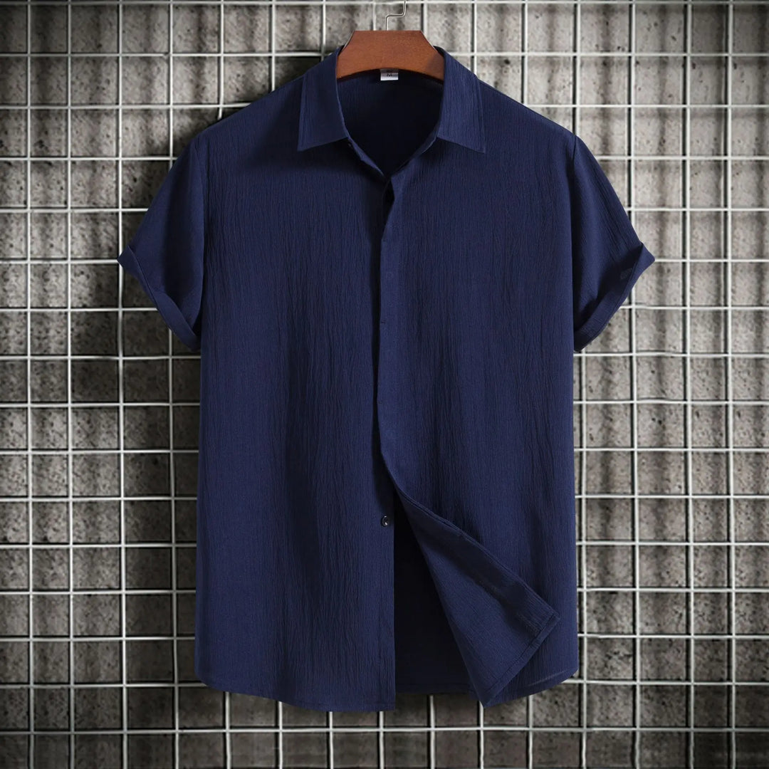Olivia Sydney - Short Sleeve Linen Cotton Shirt