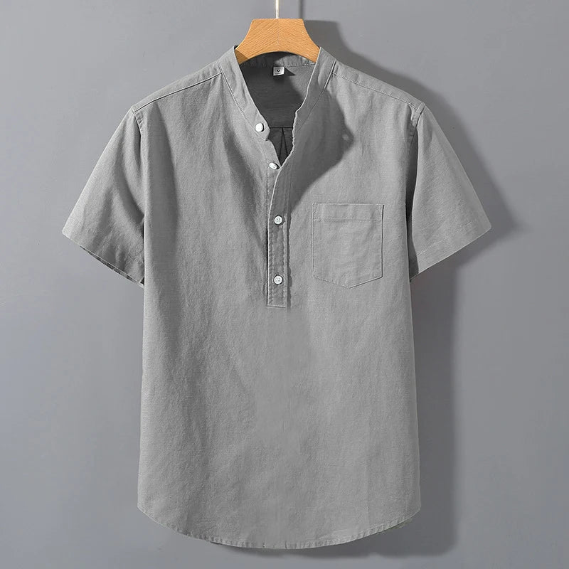 Olivia Sydney - Short Sleeve Cotton Shirt