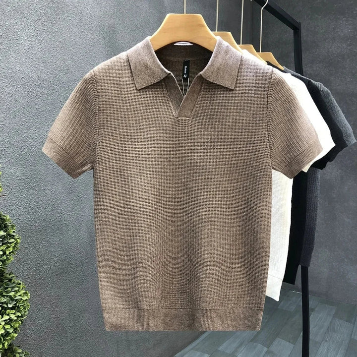 Olivia Sydney - Breathable Knitted Polo Shirt