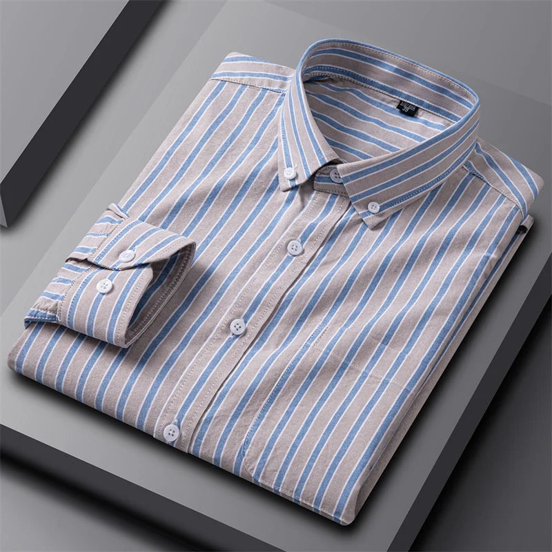 Olivia Sydney - Men's Chic Oxford Shirt