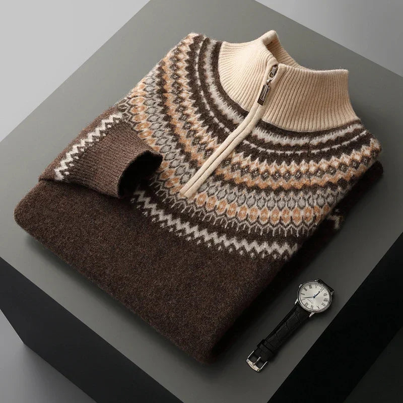 Olivia Sydney - Elegant Cashmere Zip-Up Sweater