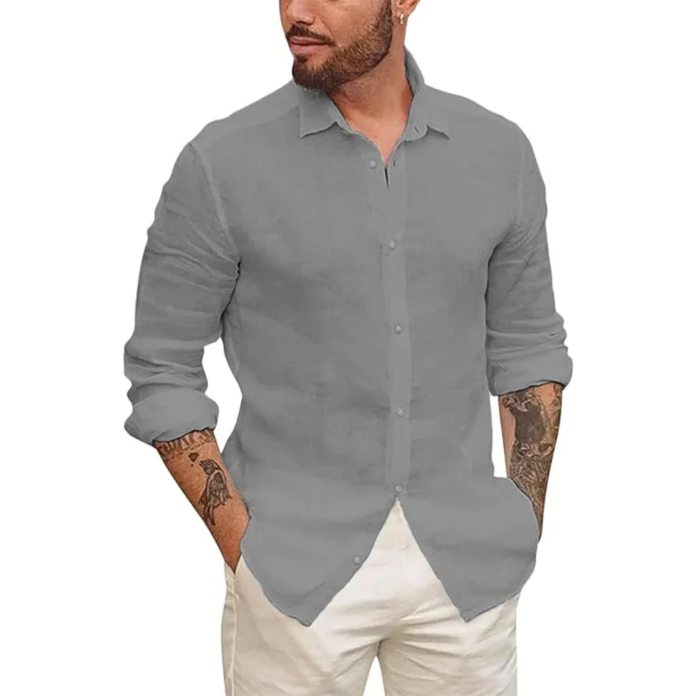Olivia Sydney - Hawaiian Cotton Linen Shirt
