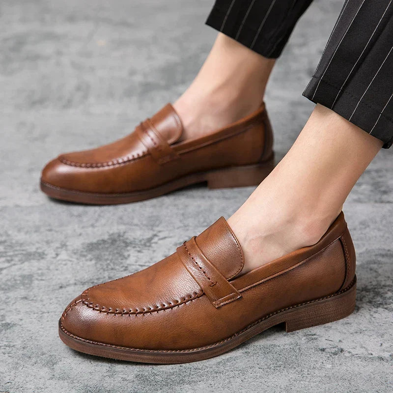 Olivia Sydney - Leather Loafers