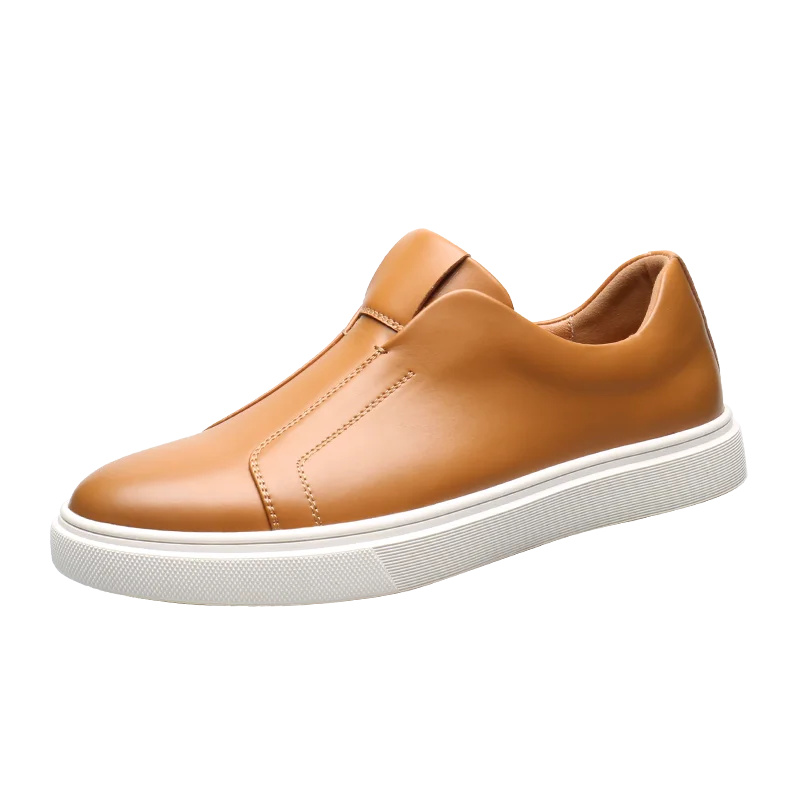 Olivia Sydney - Casual Leather Slip-Ons