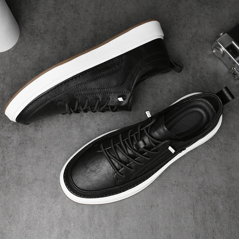 Olivia Sydney - Chic Leather Sneakers