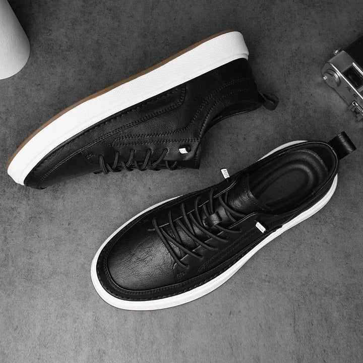 Olivia Sydney - Chic Leather Sneakers