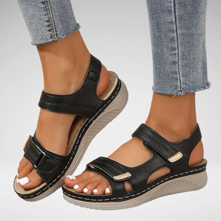 Olivia Sydney - orthopedic leather sandals for a pain-free walk