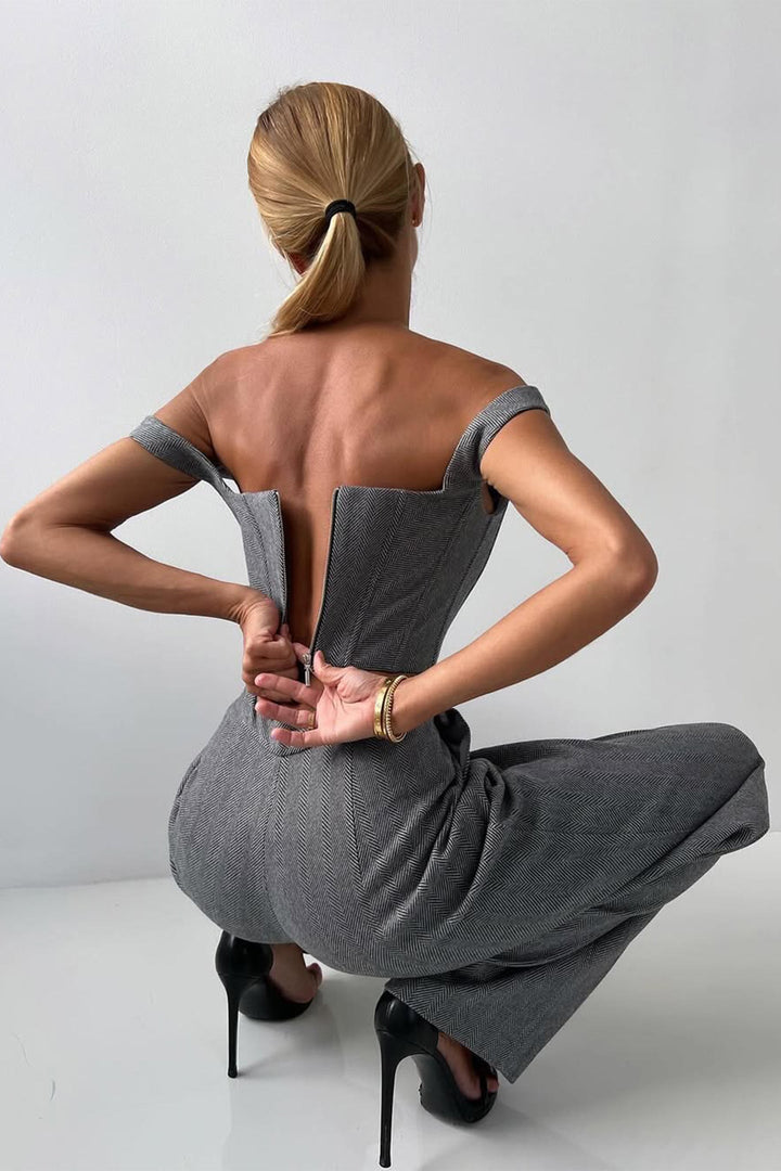 Olivia Sydney - Three-Piece Set with Overlapping Blazer