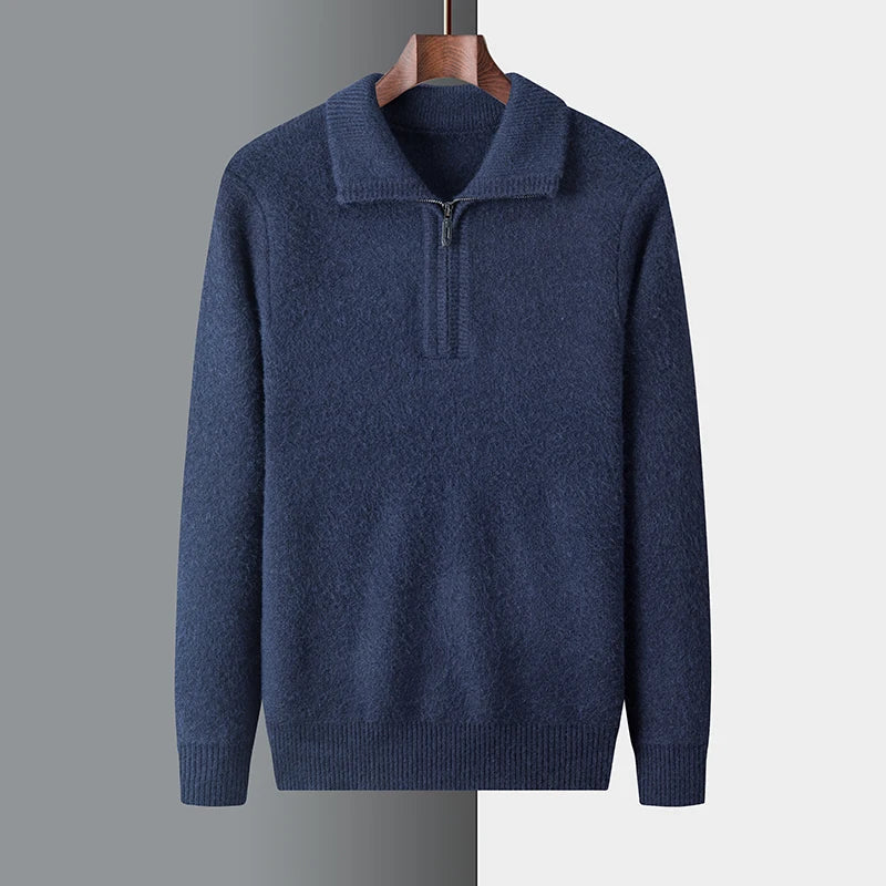 Olivia Sydney - Elegant Cashmere Sweater with Zipper