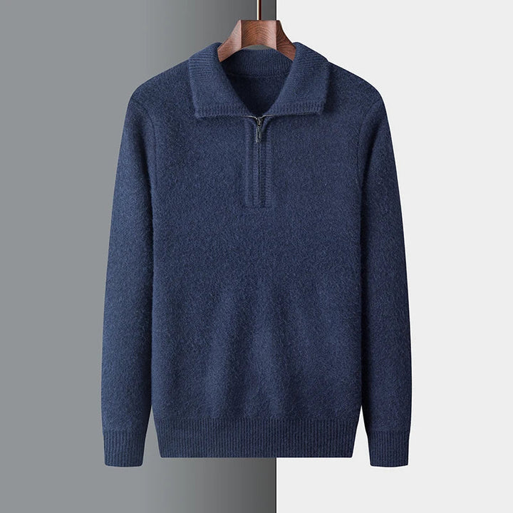 Olivia Sydney - Elegant Cashmere Sweater with Zipper
