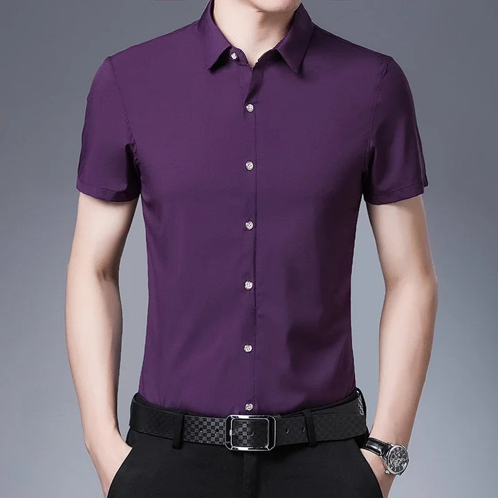 Olivia Sydney - Casual Short Sleeve Business Shirt