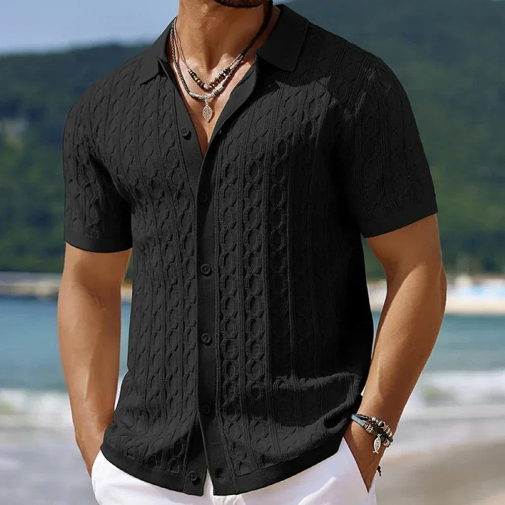 Olivia Sydney - Button-Up Polo Shirt