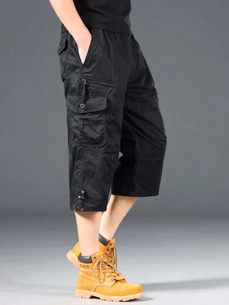 Olivia Sydney - Long Cotton Cargo Shorts