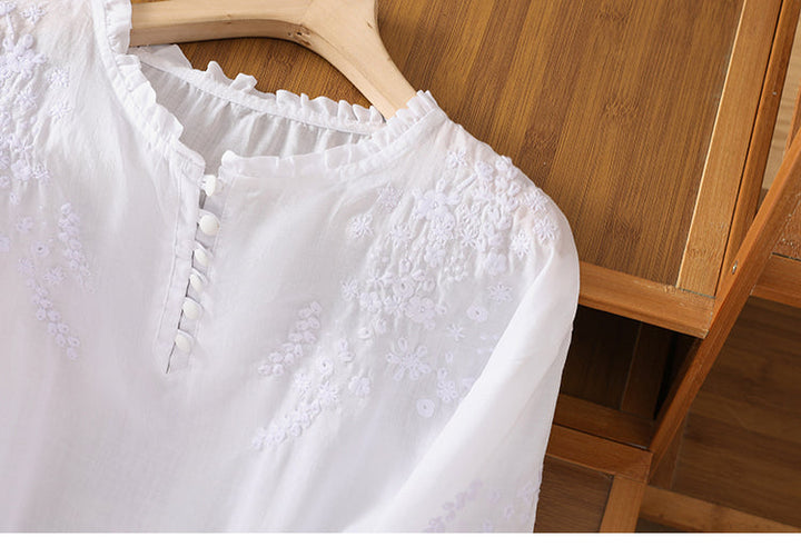 Olivia Sydney - Cotton and Linen Blouse