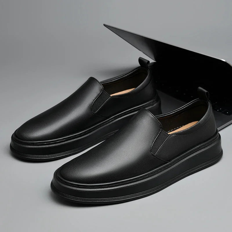 Olivia Sydney - Leather Slip-On Shoes