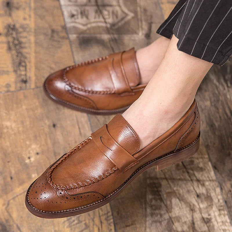 Olivia Sydney - Chic Leather Loafers