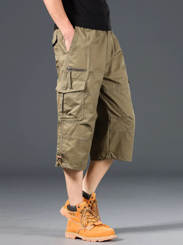 Olivia Sydney - Long Cotton Cargo Shorts