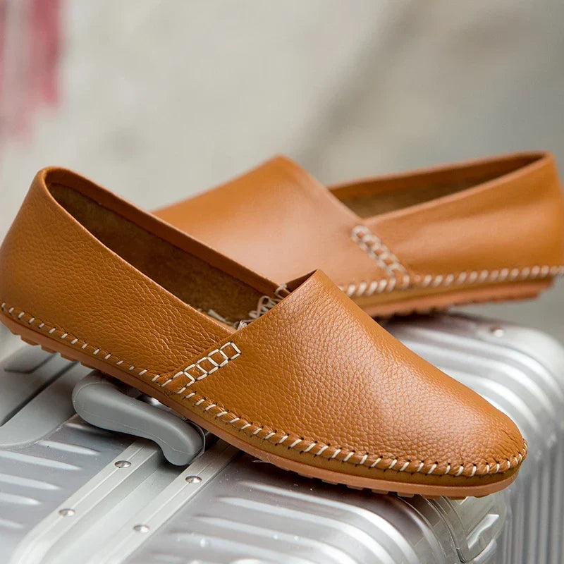 Olivia Sydney - Light Leather Loafers