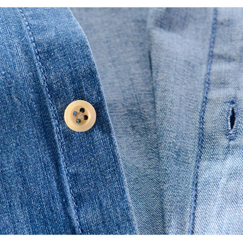 Olivia Sydney - Short Sleeve Denim Shirt