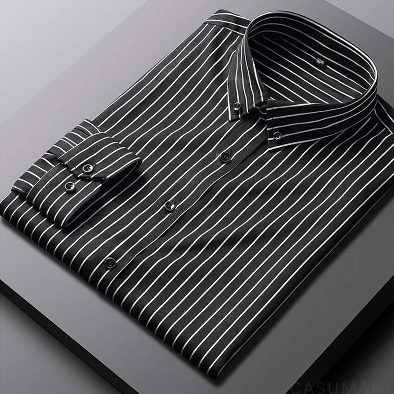Olivia Sydney - Casual Striped Men's Shirt
