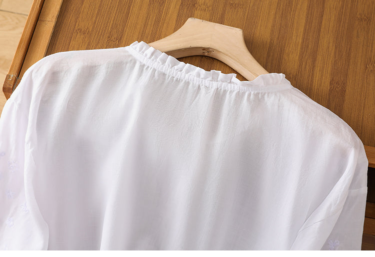 Olivia Sydney - Cotton and Linen Blouse