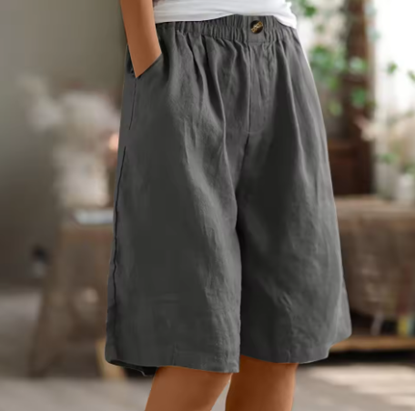 Olivia Sydney - Long and Airy Cotton Shorts for Everyday Wear