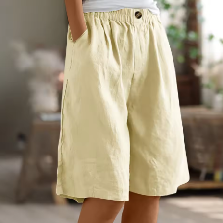 Olivia Sydney - Long and Airy Cotton Shorts for Everyday Wear