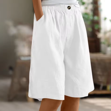 Olivia Sydney - Long and Airy Cotton Shorts for Everyday Wear