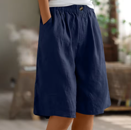 Olivia Sydney - Long and Airy Cotton Shorts for Everyday Wear