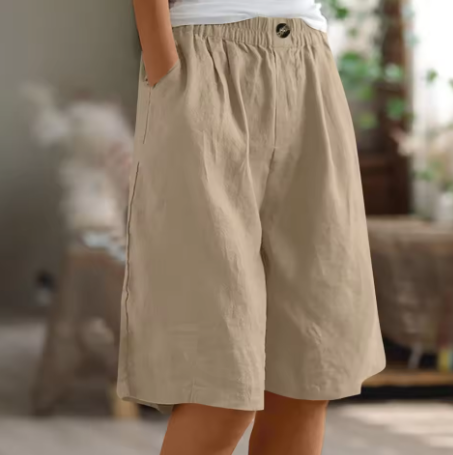 Olivia Sydney - Long and Airy Cotton Shorts for Everyday Wear