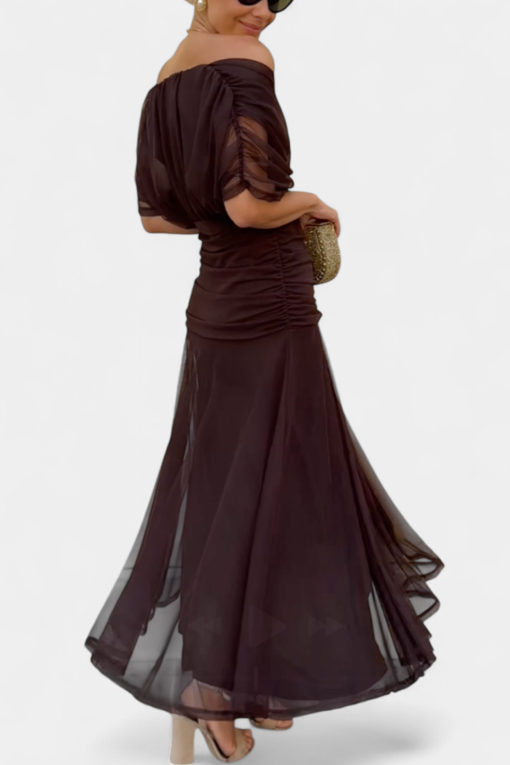 Olivia Sydney - Elegant V-neck Dress