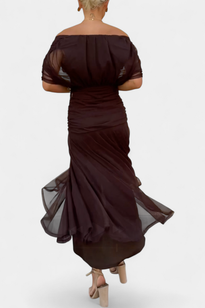 Olivia Sydney - Elegant V-neck Dress