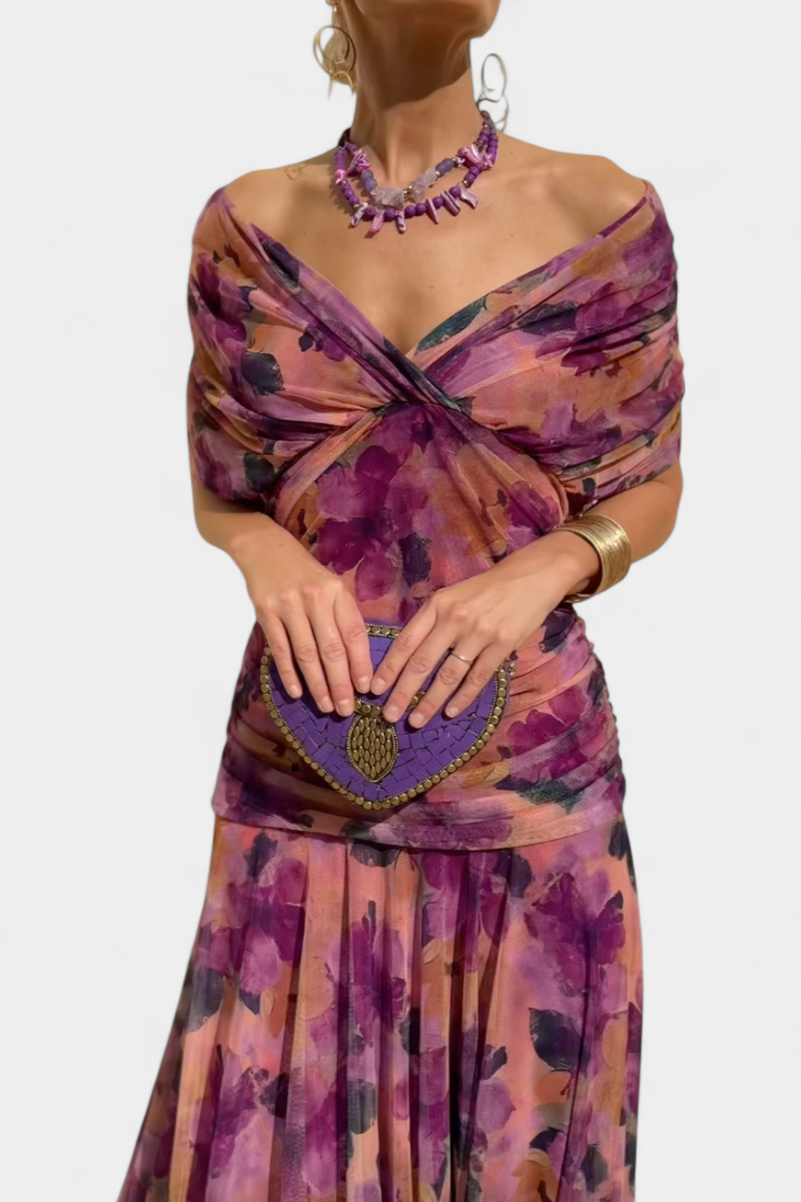 Olivia Sydney - Elegant V-neck Dress