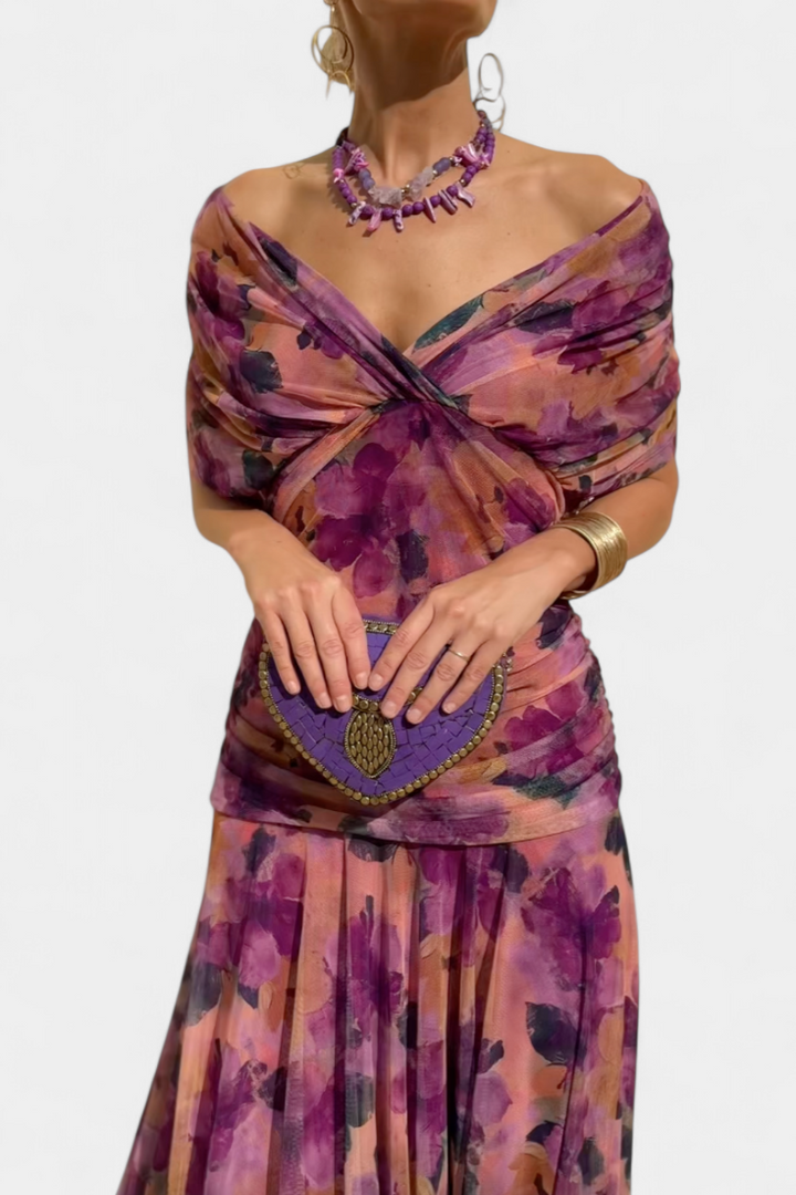 Olivia Sydney - Elegant V-neck Dress