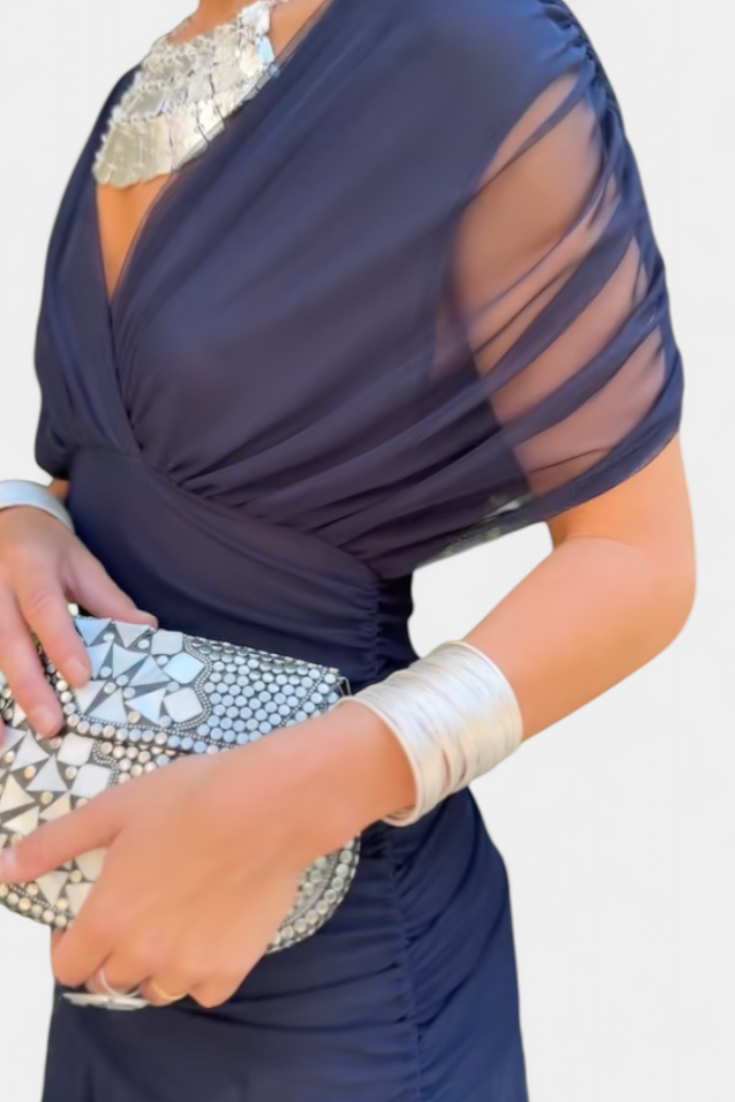 Olivia Sydney - Elegant V-neck Dress
