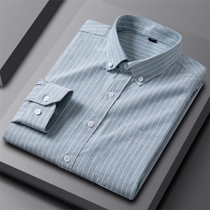 Olivia Sydney - Men's Chic Oxford Shirt
