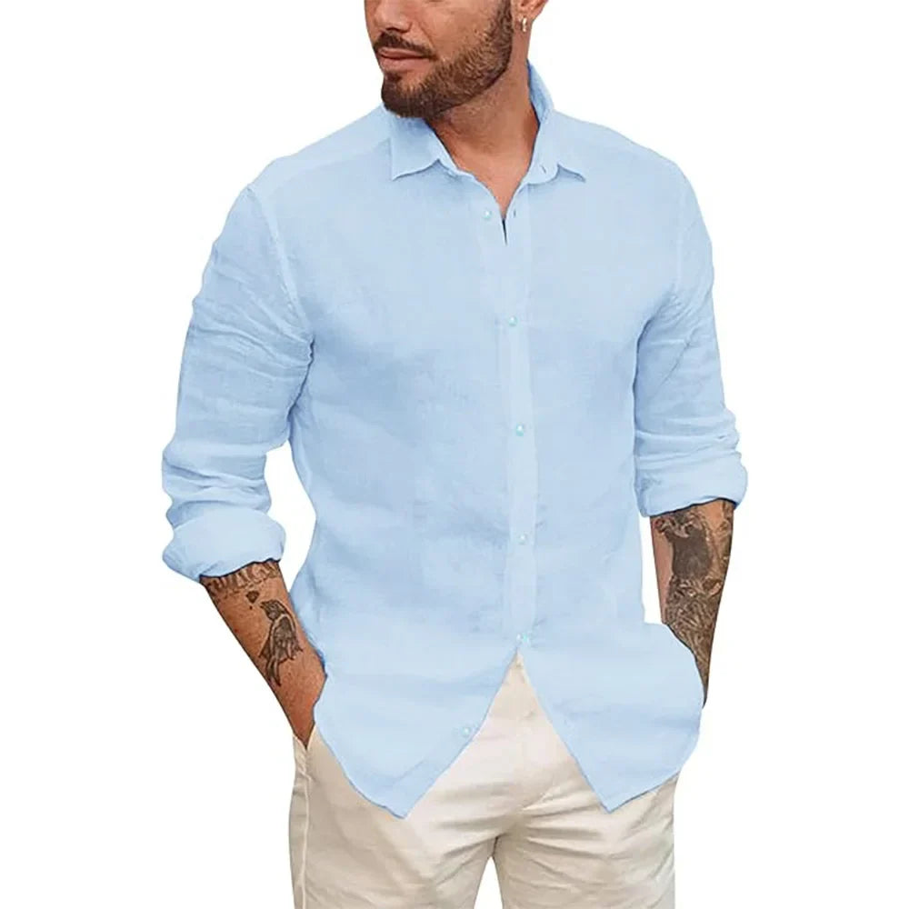 Olivia Sydney - Hawaiian Cotton Linen Shirt
