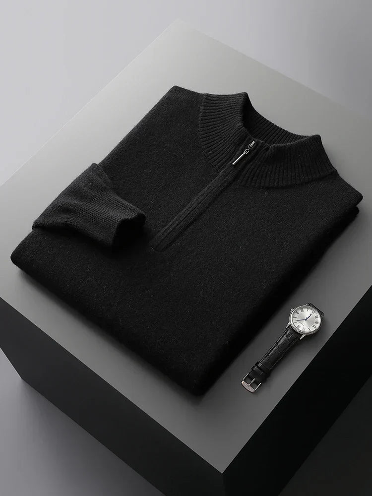 Olivia Sydney - Cashmere Zip Sweater