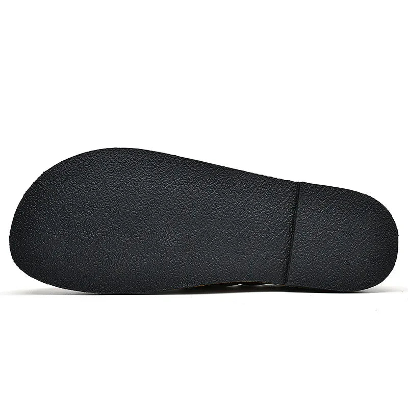 Olivia Sydney - Buckle Leather Loafers