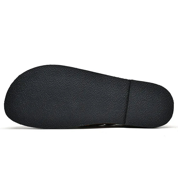 Olivia Sydney - Buckle Leather Loafers