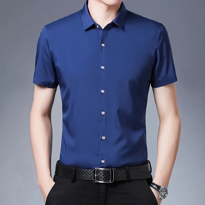 Olivia Sydney - Casual Short Sleeve Business Shirt