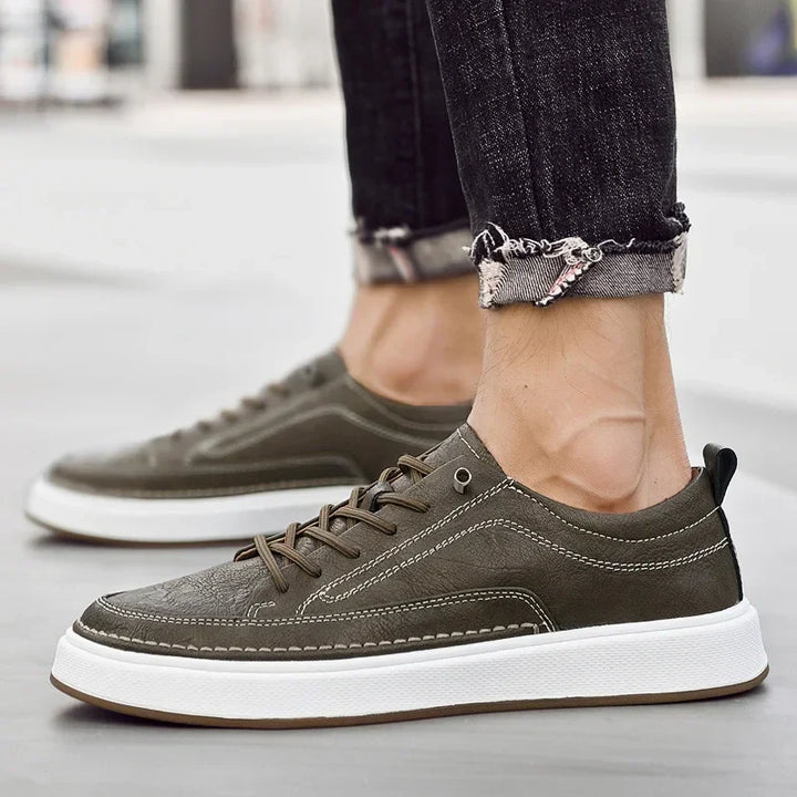 Olivia Sydney - Chic Leather Sneakers