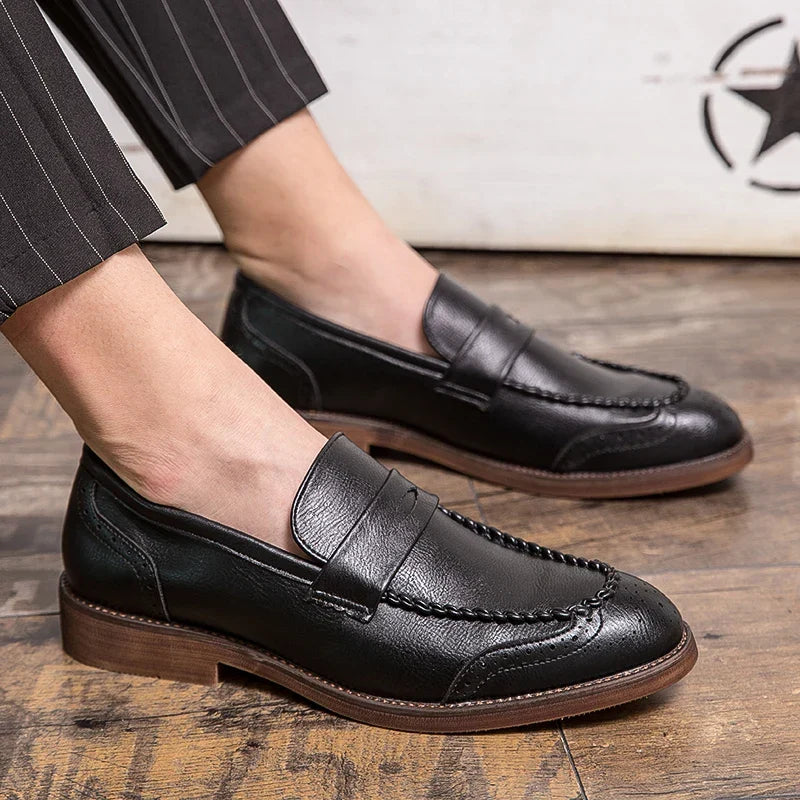 Olivia Sydney - Chic Leather Loafers