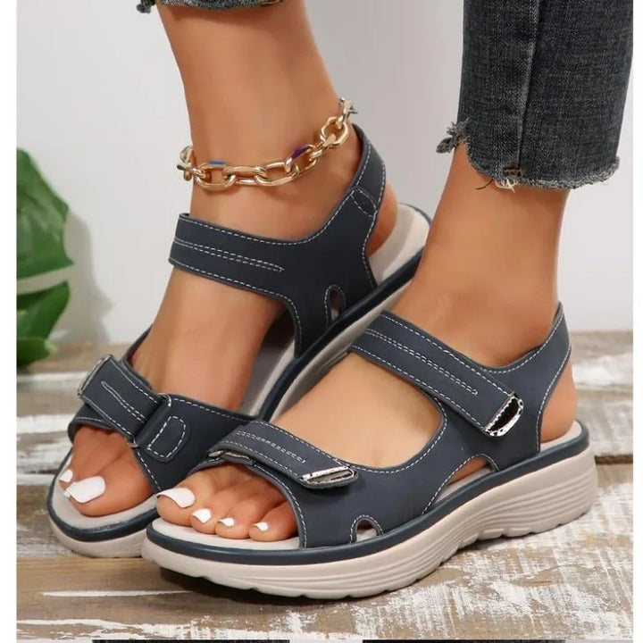 Olivia Sydney - orthopedic leather sandals for a pain-free walk
