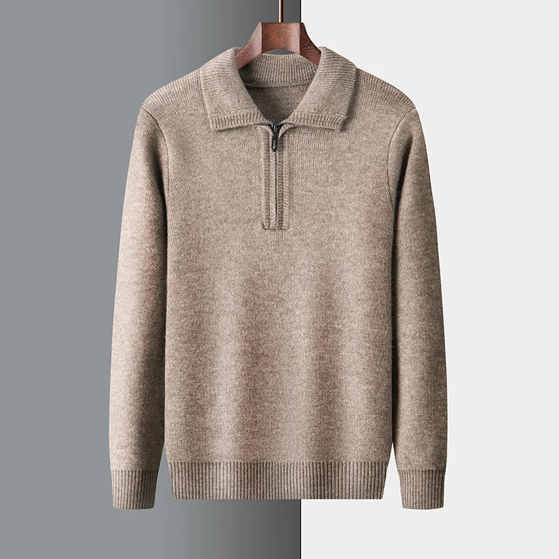 Olivia Sydney - Elegant Cashmere Sweater with Zipper