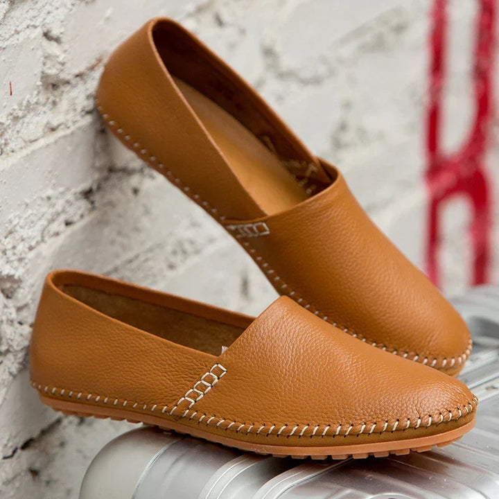 Olivia Sydney - Light Leather Loafers