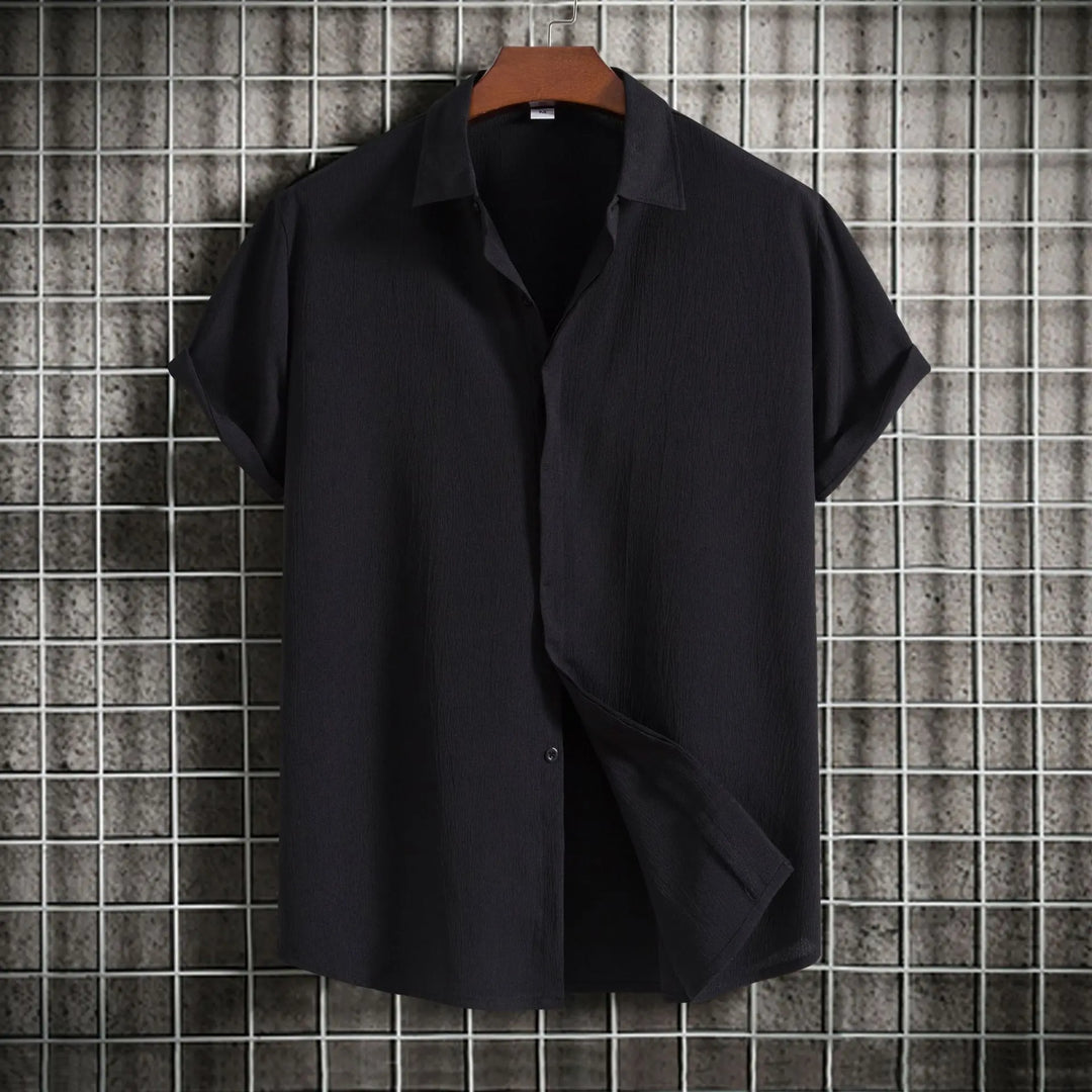 Olivia Sydney - Short Sleeve Linen Cotton Shirt