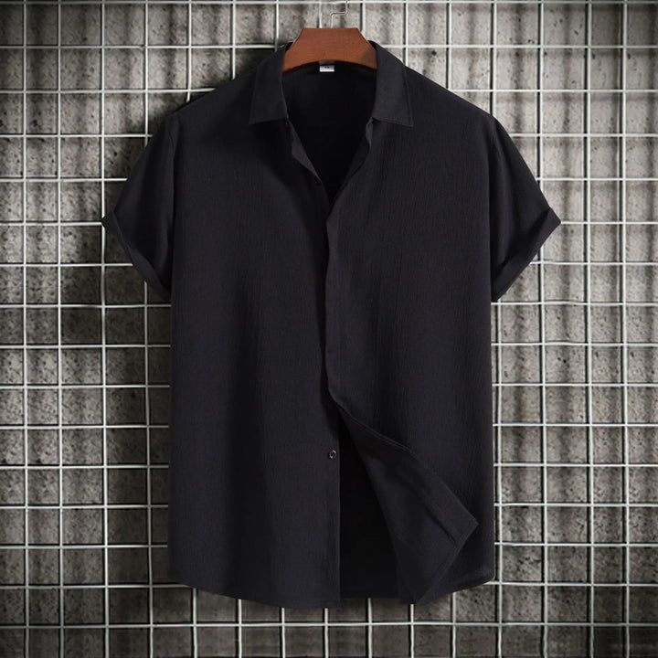 Olivia Sydney - Short Sleeve Linen Cotton Shirt
